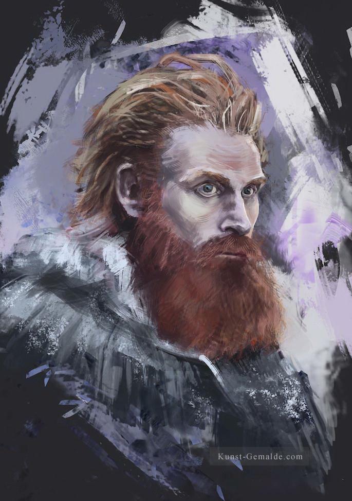 Porträt von Tormund Giantsbane Spiel der Throne Ölgemälde